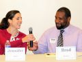 Panelists Jennifer Naugle and Brad Hardaway at Starbridge&#039;s September 22, 2016, workshop: Living a Self-Directed Life at Any Age